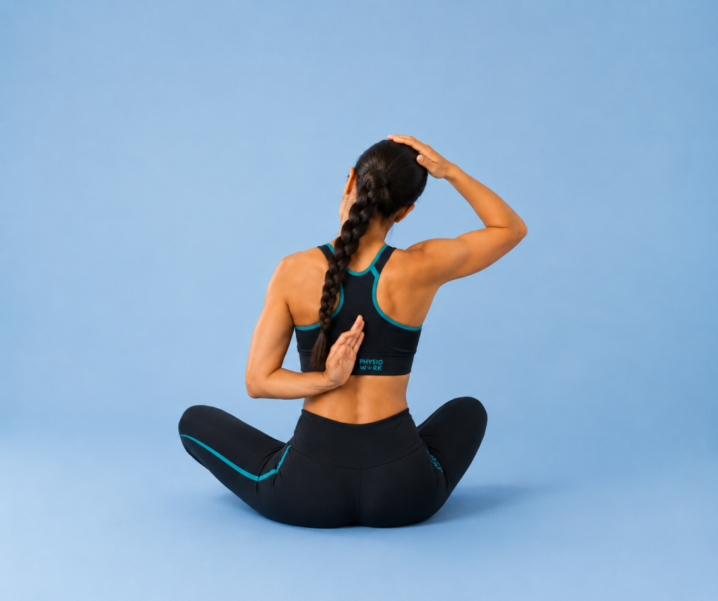 Exercice PhysioWork — étirement du trapèze